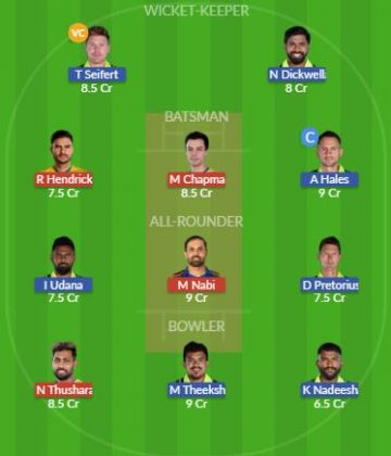 Dream11 SL Team
