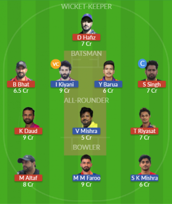 Dream11 SL Team