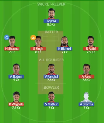 Dream11 SL Team