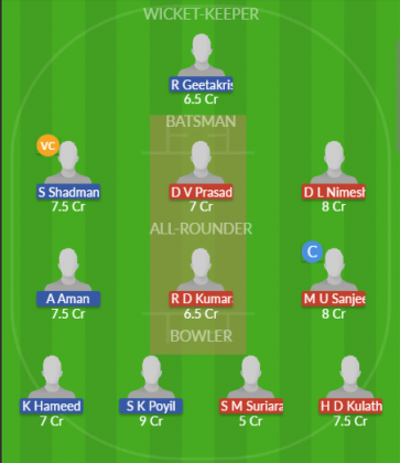 Dream11 SL Team
