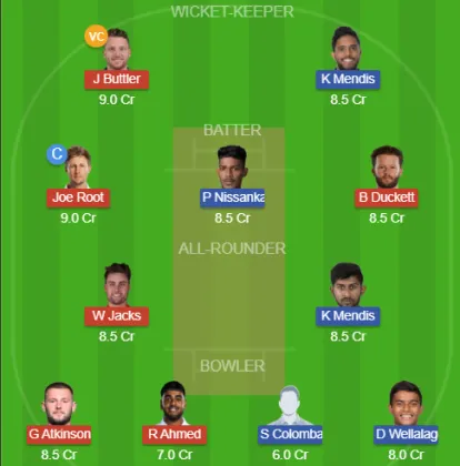 Dream11 SL Team