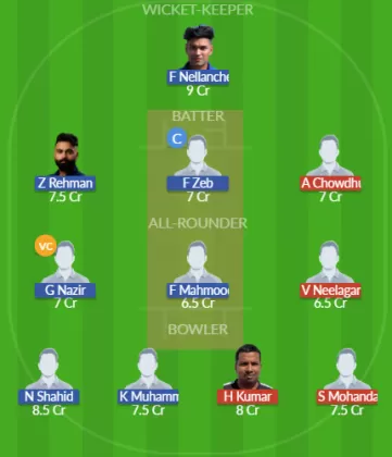 Dream11 SL Team