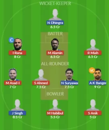Dream11 SL Team