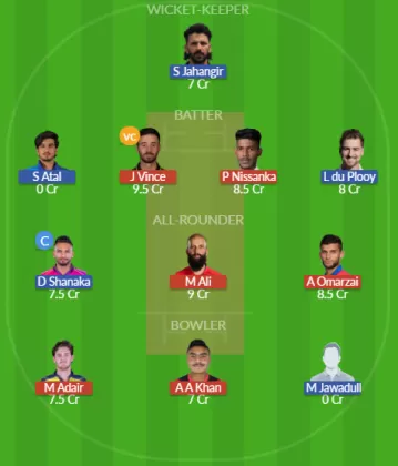 Dream11 SL Team