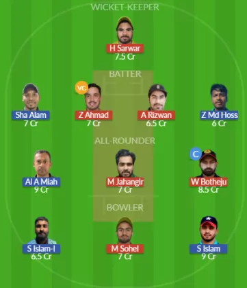 Dream11 SL Team