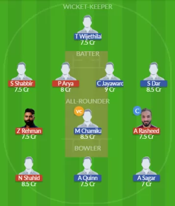 Dream11 SL Team