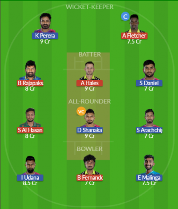 Dream11 SL Team
