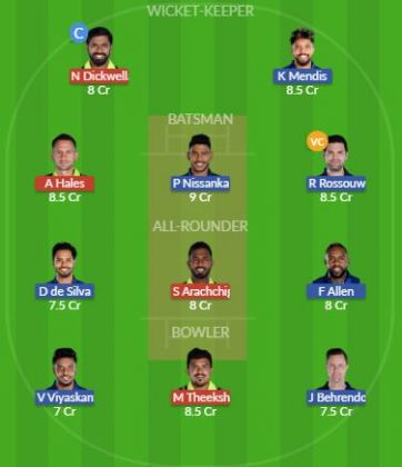 Dream11 SL Team