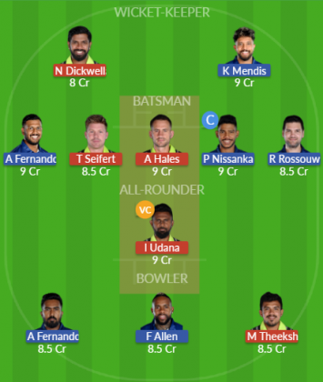 Dream11 SL Team