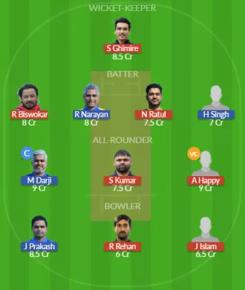 Dream11 SL Team