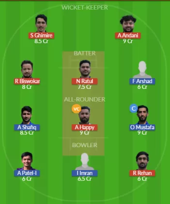 Dream11 SL Team
