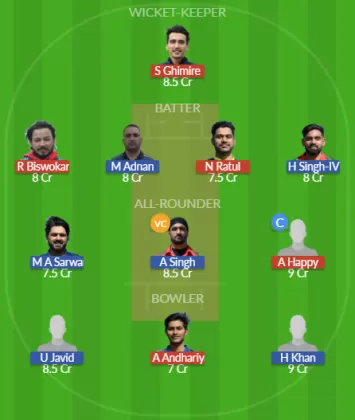 Dream11 SL Team