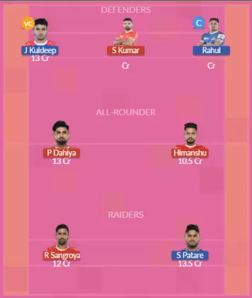 Dream11 SL Team
