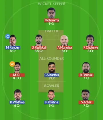 Dream11 SL Team