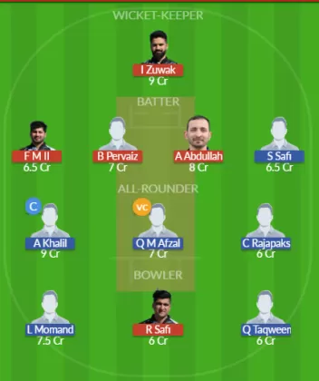 Dream11 SL Team