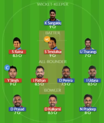Dream11 SL Team