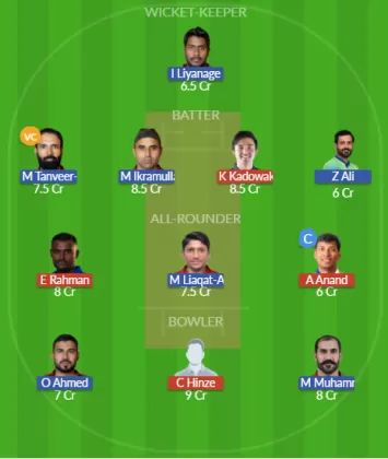 Dream11 SL Team