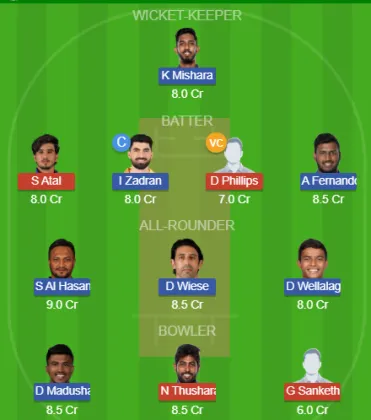 Dream11 SL Team
