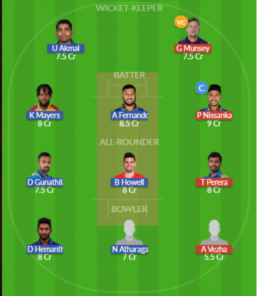 Dream11 SL Team