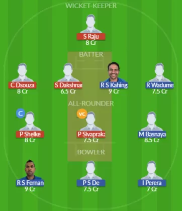 Dream11 SL Team