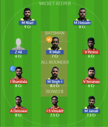 Dream11 SL Team