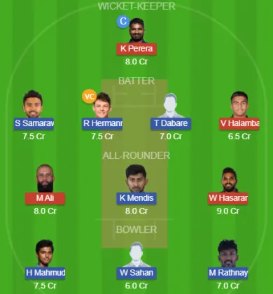 Dream11 SL Team