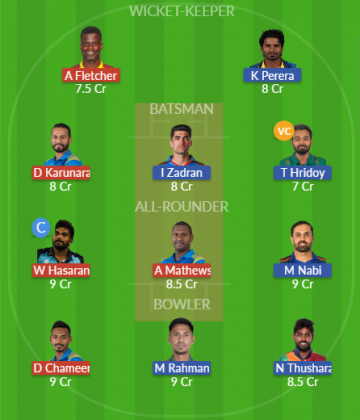 Dream11 SL Team