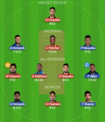 Dream11 SL Team