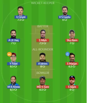 Dream11 SL Team