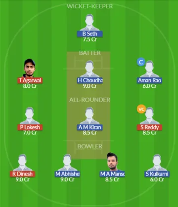 Dream11 SL Team