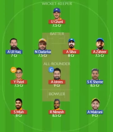Dream11 SL Team