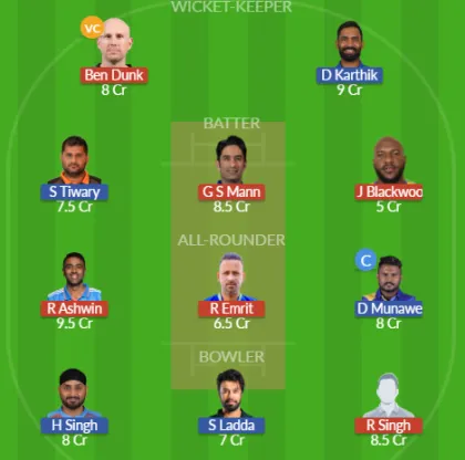 Dream11 SL Team
