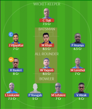 Dream11 SL Team