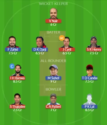 Dream11 SL Team