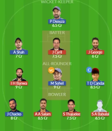 Dream11 SL Team