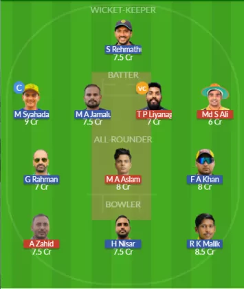 Dream11 SL Team