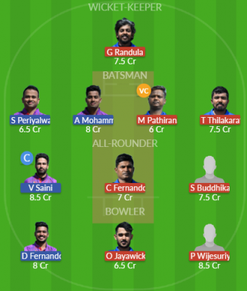 Dream11 SL Team