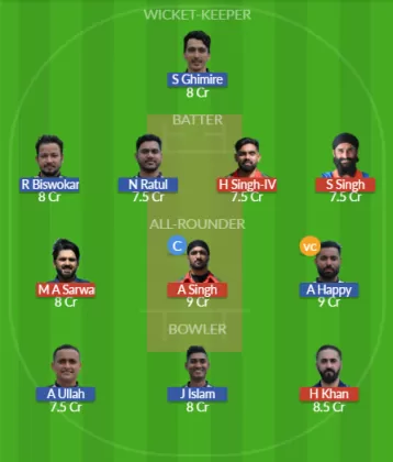 Dream11 SL Team