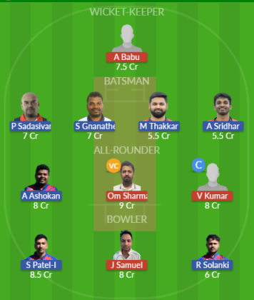 Dream11 SL Team