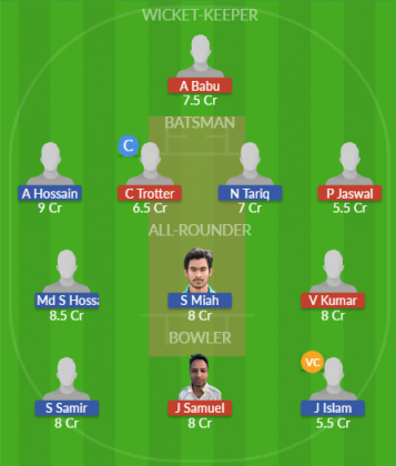 Dream11 SL Team