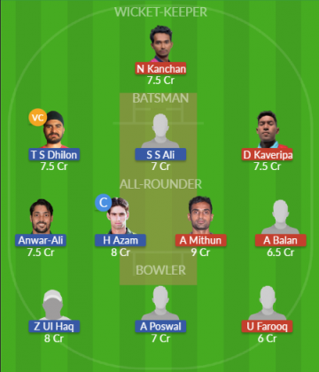 Dream11 SL Team