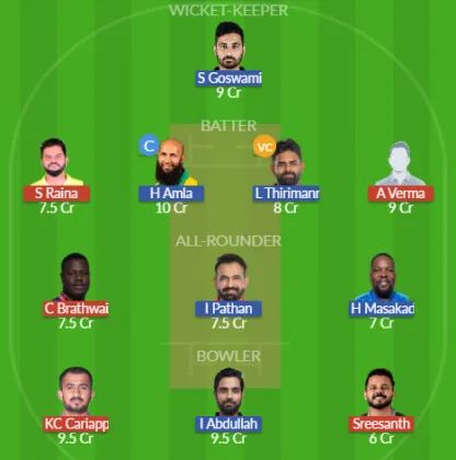 Dream11 SL Team