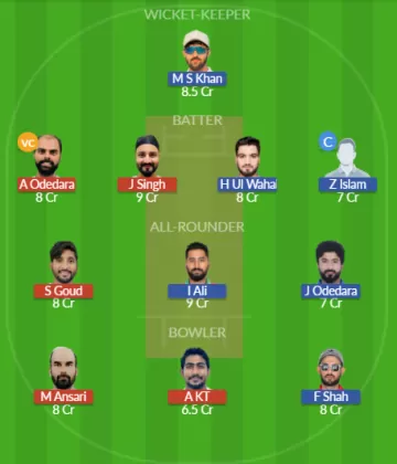 Dream11 SL Team