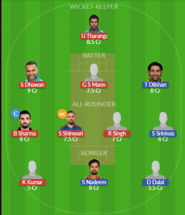 Dream11 SL Team