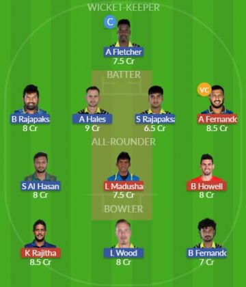 Dream11 SL Team