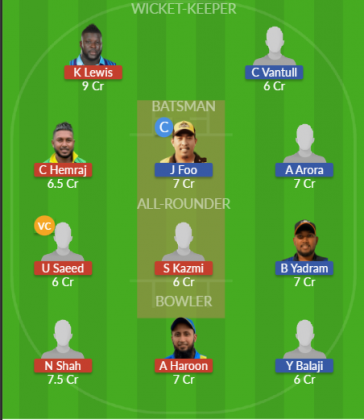 Dream11 SL Team