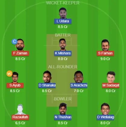 Dream11 SL Team
