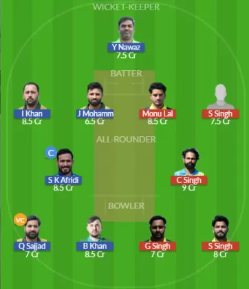 Dream11 SL Team