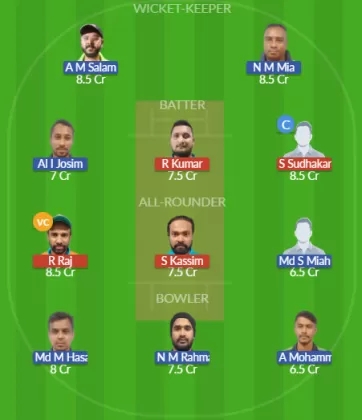 Dream11 SL Team