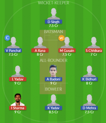 Dream11 SL Team